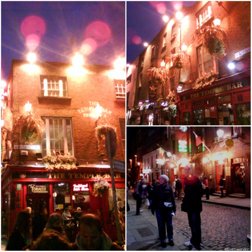 Temple Bar (Dublin) at night